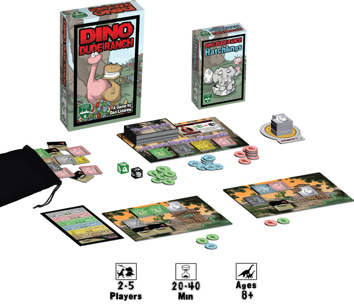 Dino Dino - A fun tile laying board game (relaunch) by Nathan